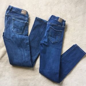 Lot of American Eagle jeans size 00